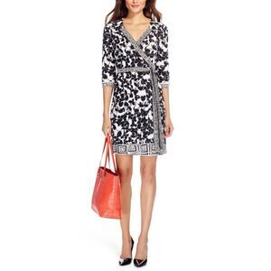 DVF Diane von Furstenberg Tallulah Silk Jersey Wrap Dress Floral 4